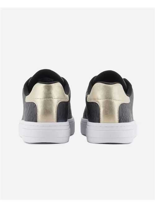 AX women's sneakers with embroidered logo ARMANI EXCHANGE | XDX165-XV891T780